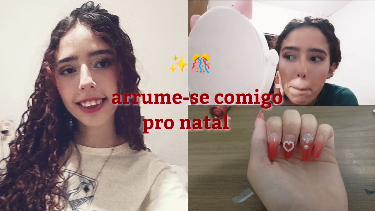 Arrume-se comigo pro natal 💫☃️