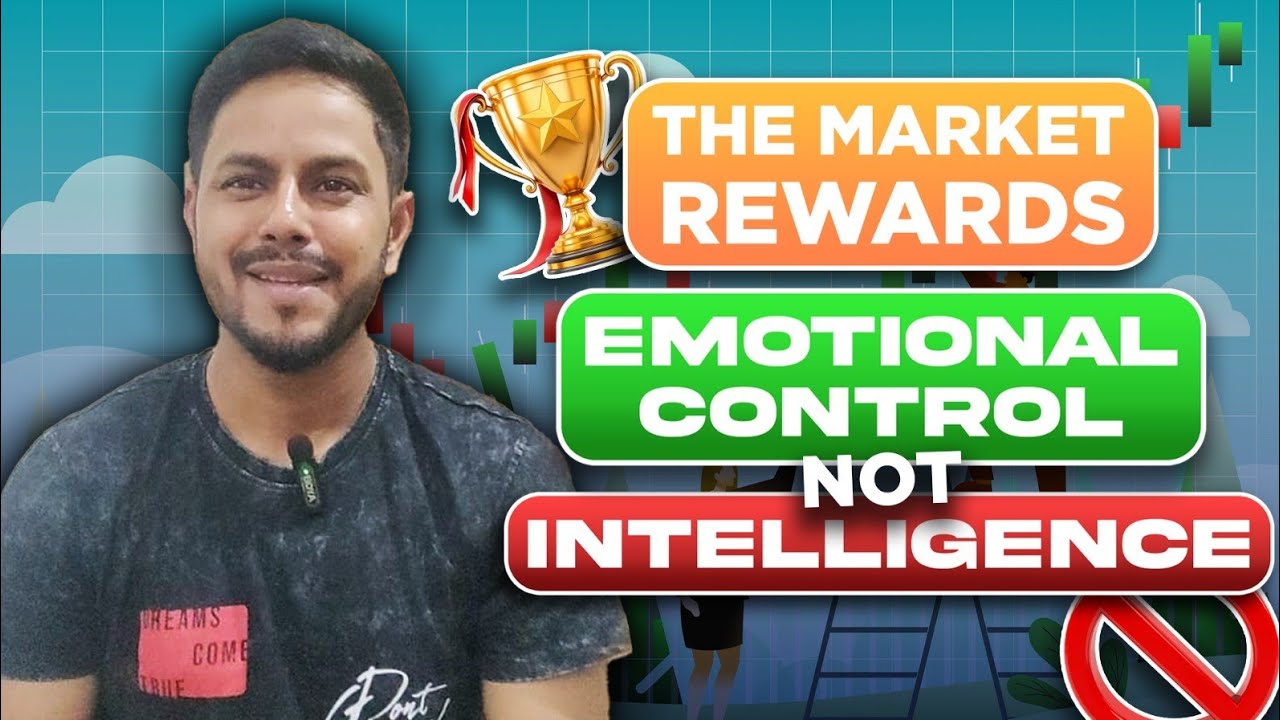 The stock market doesn't reward intelligence , it rewards emotional control !