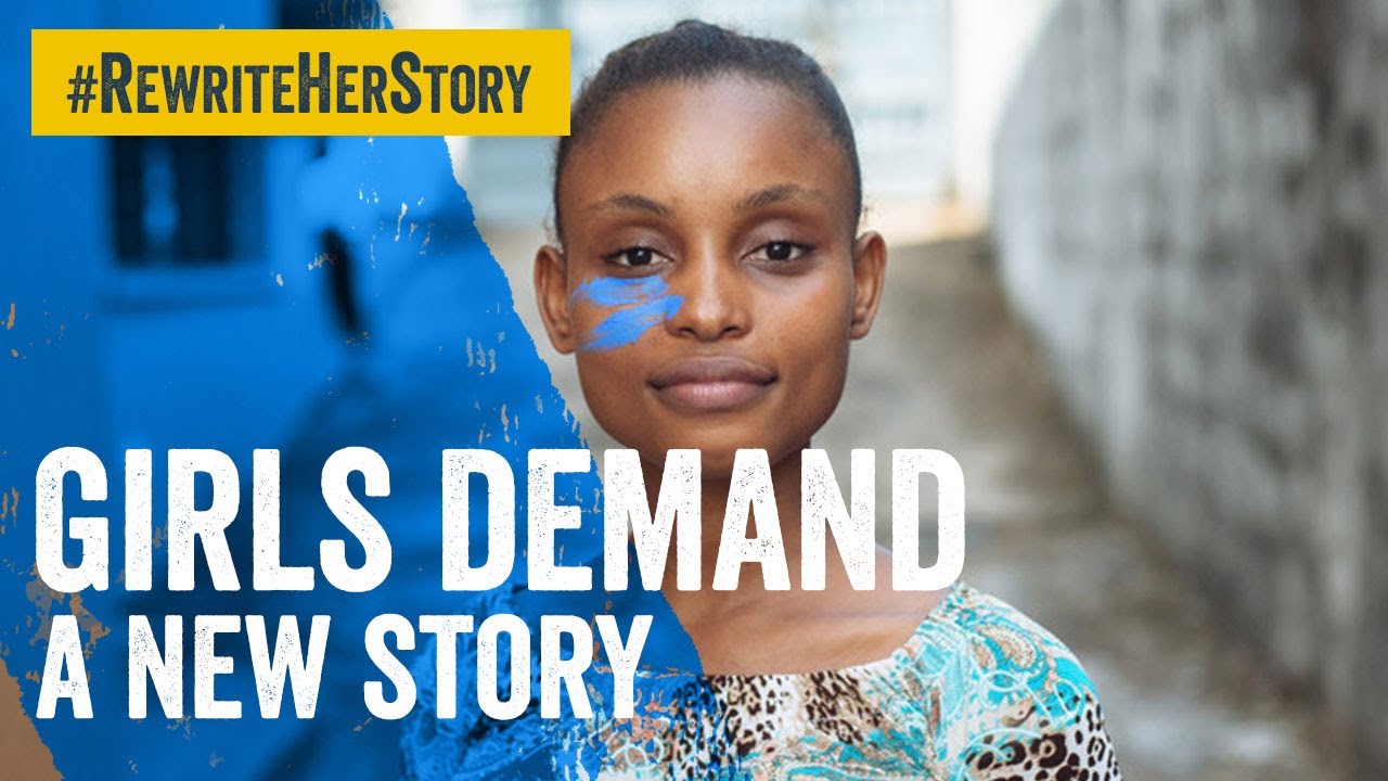Girls demand a new story #RewriteHerStory