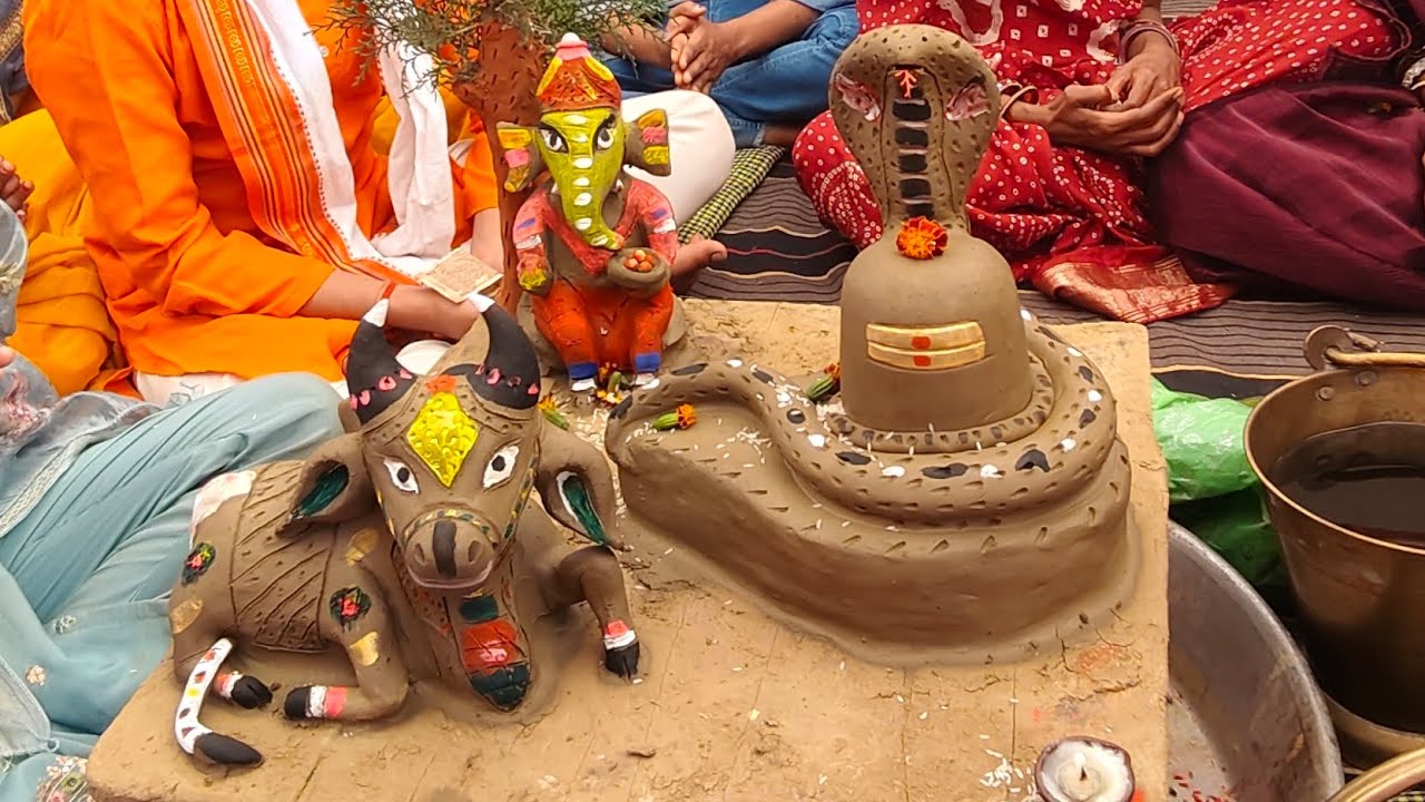 पार्थिव शिवलिंग रुद्राभिषेक दर्शन चतुर्थ दिवस 🙏 मेदनी नगर झारखंड 🙏