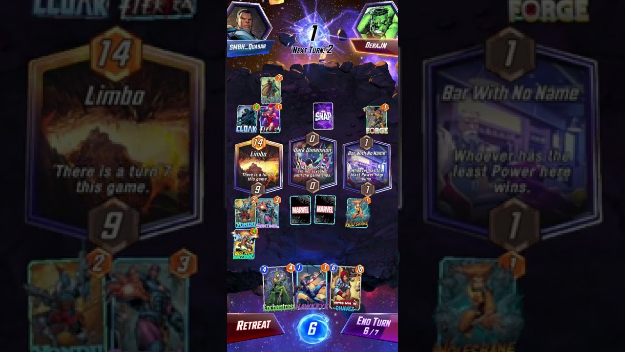 Marvel Snap - Playing against DeraJN