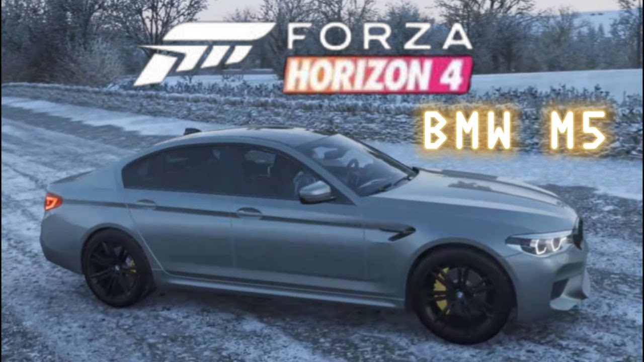 BMW M5 cедан - FORZA HORIZON 4 тест-драйв | зима. важка дорога |