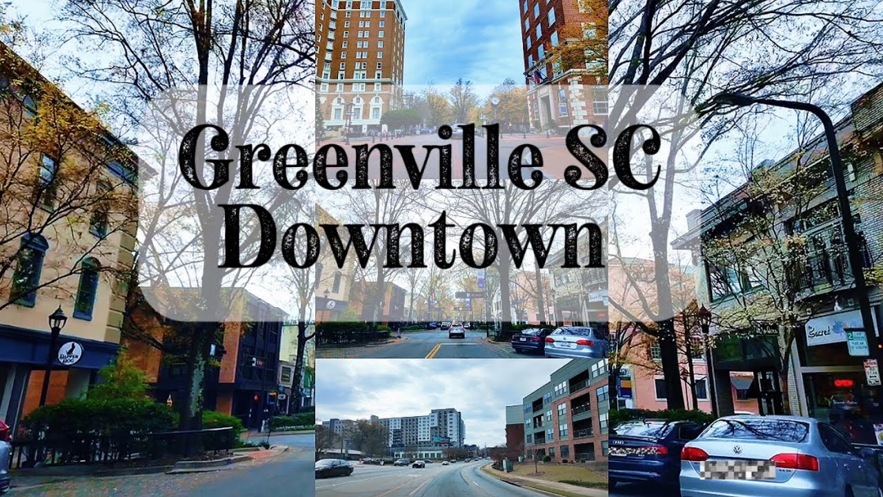 Greenville South Carolina | Downtown Tour 2025  POV ✨ #drivingtour #northcarolina #placestovisit 
