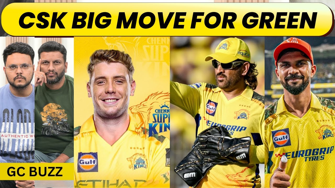 GC BUZZ : CSK'S SPECIAL PLANNING FOR CAMERON GREEN, WHAT THEY NEED IN IPL MINI AUCTION? #CSK #ipl
