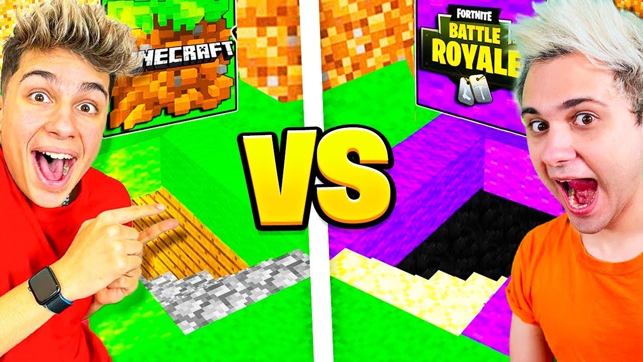 CASA FORTNITE VS CASA MINECRAFT CON OCTY su MINECRAFT ITA!