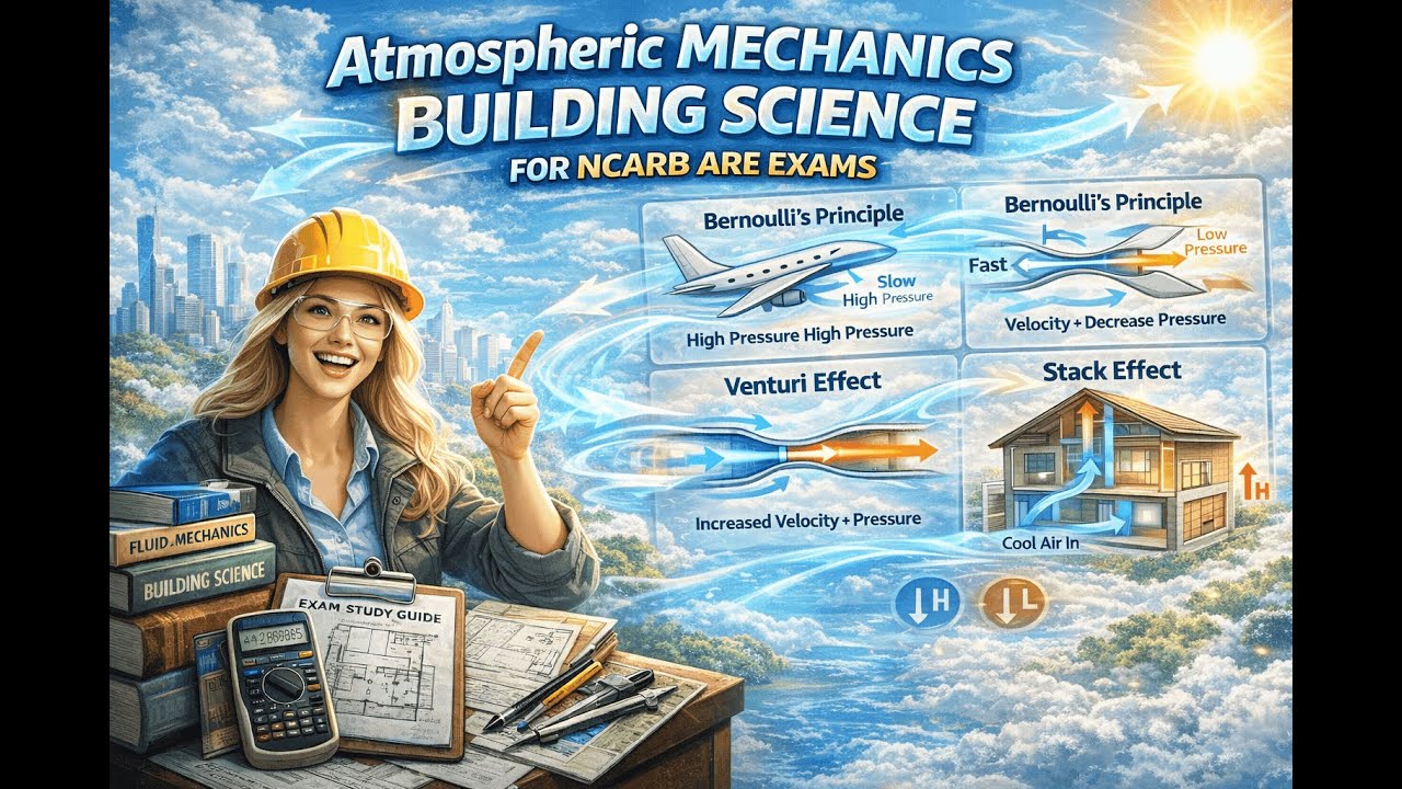 ARE Exam Prep: Venturi Effect, Stack Effect and Bernoulli's Principle for PA, PPD & PDD | ARE Lab