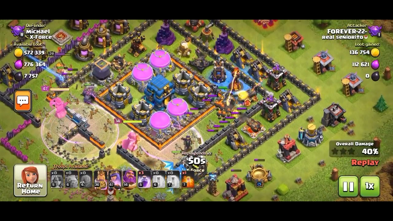 COC GOLEM VALKYRIE ATTACK TROOPS