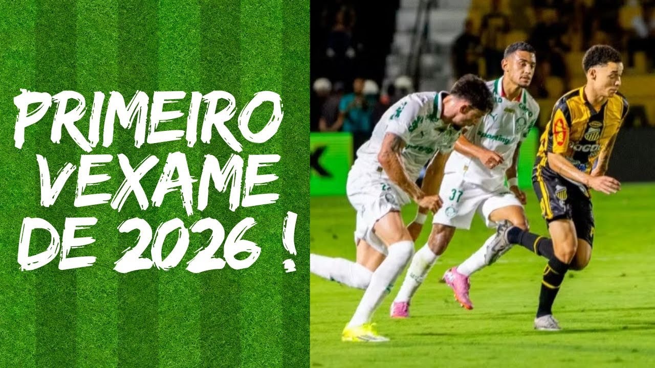 PALMEIRAS FAZ JOGO VERGONHOSO E É GOLEADO PELO  NOVORIZONTINO POR 4 A 0 !!!