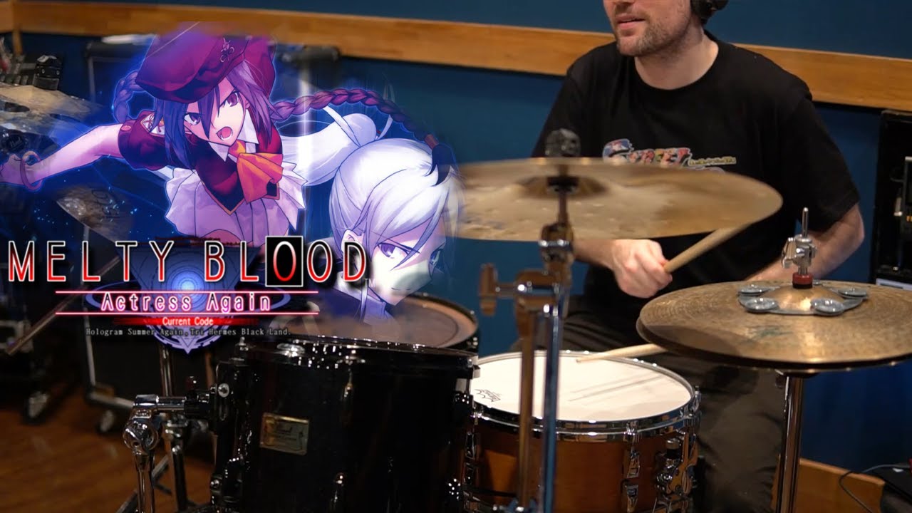 Melty Blood Actress Again Current Code - Actor's Anteroom (Character Select Theme) Drum Cover