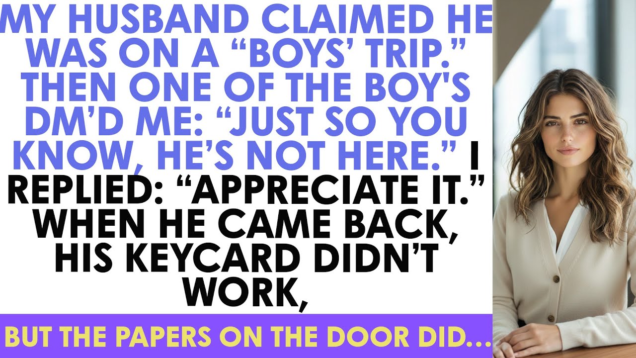 My Husband Claimed He Was On A “Boys’ Trip.” Then One Of The Boy's DM’d Me: “Just So..