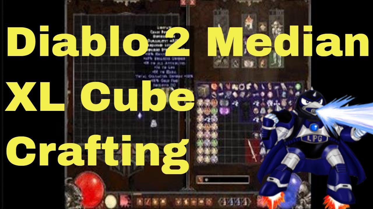 Diablo 2 Median XL Sigma Cube Crafting (Uniques, Jewels , Runewords,Shrines)