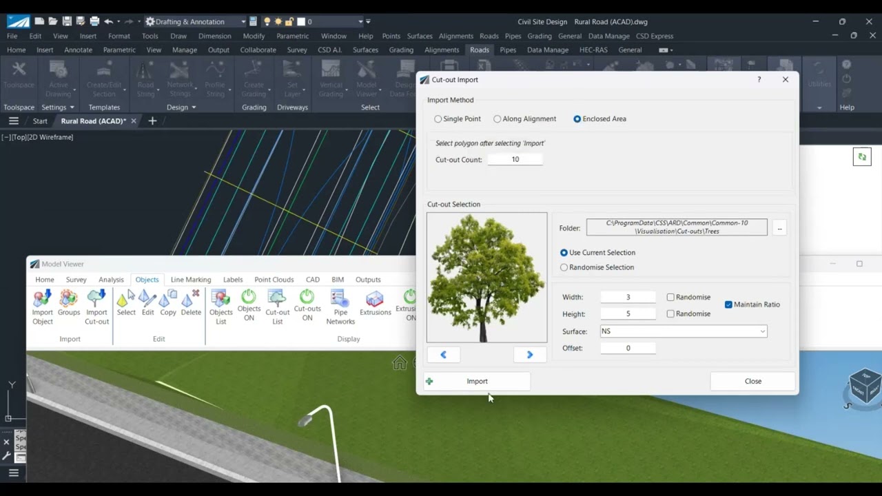 CSD Objects in Model Viewer