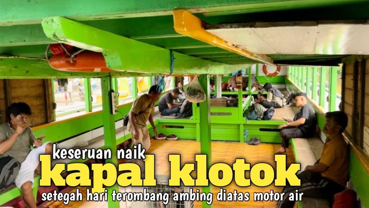 Perjalanan dari pontianak ke batu ampar menyusuri sungai kapuas selama enam jam
