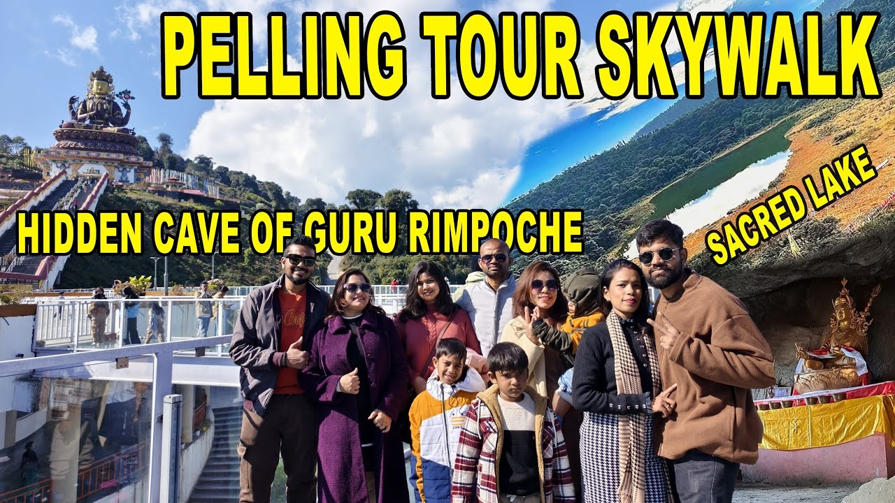 EP 5 || PELLING’S SHOKING GLASS SKYWALK & 137FT TALL STATUE | ORANGE GARDEN, SACRED LAKE & WATERFALL