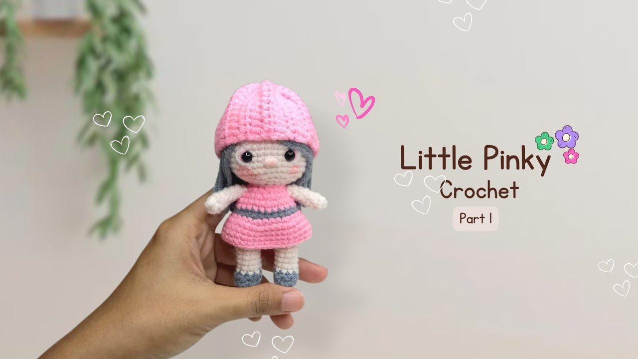 Make Your Own Pinky Doll (1/2) | Crochet Tutorial + Pattern