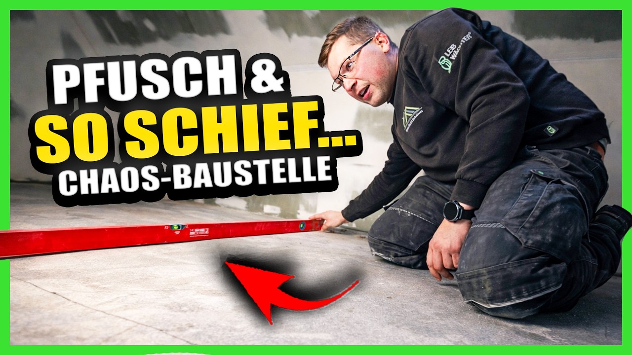 Der SCHIEFSTE Boden, den wir JEMALS auf einer Baustelle gesehen haben! | Home Build Solution