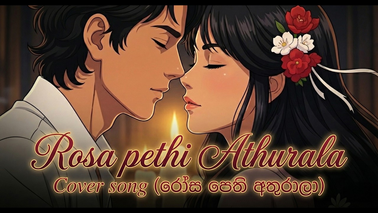 Rosa pethi Athurala (රෝස පෙති අතුරාලා) - Ghibli Style Cover | A Relaxing Anime Story