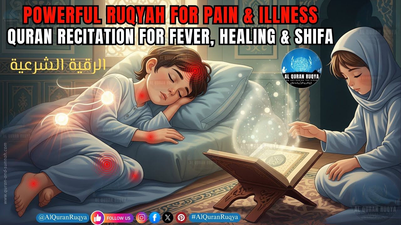 Powerful Ruqyah for Pain & Illness 🤲 | Quran Recitation for Fever, Healing & Shifa