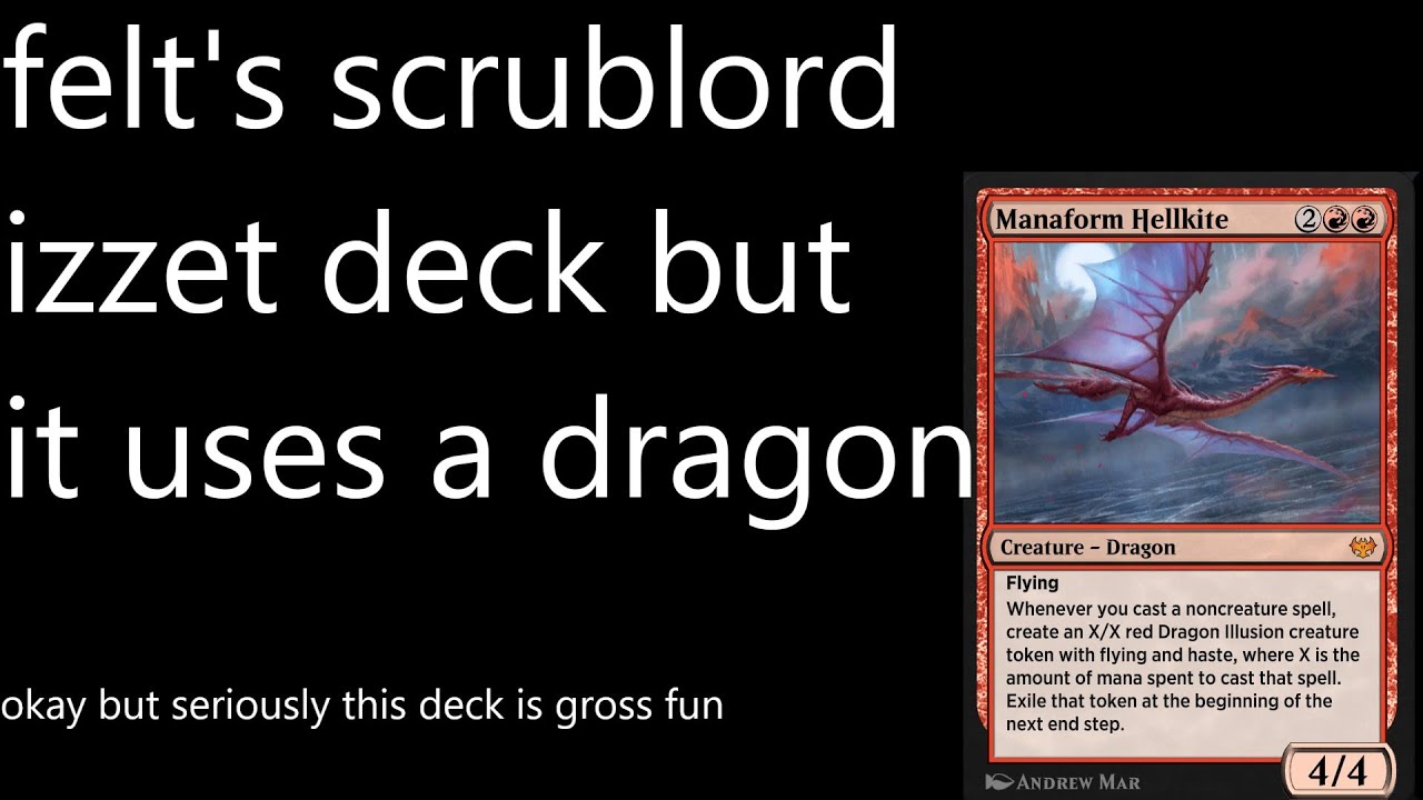 My crazy fun Izzet Epiphany deck (ft. manaform hellkilte)