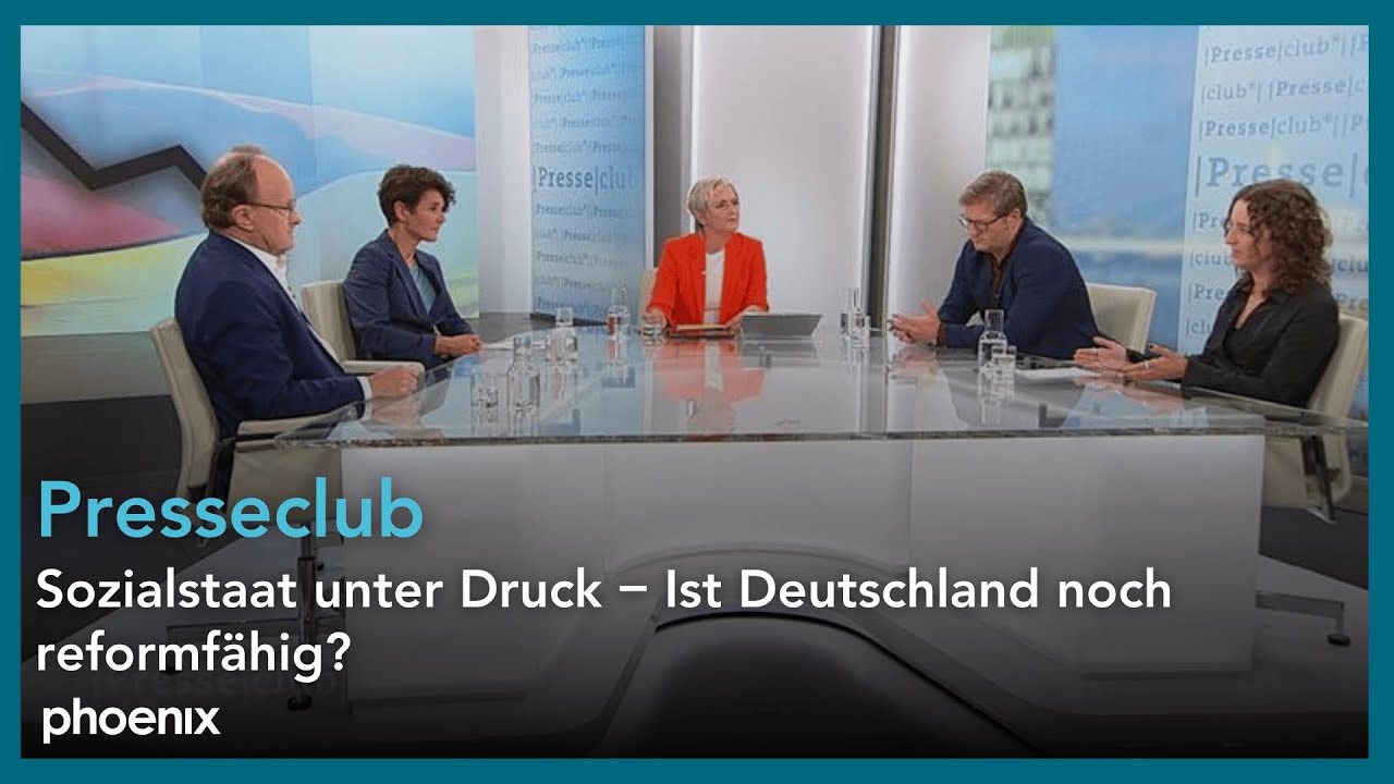 Presseclub: Sozialstaat unter Druck –  Ist Deutschland noch reformfähig?