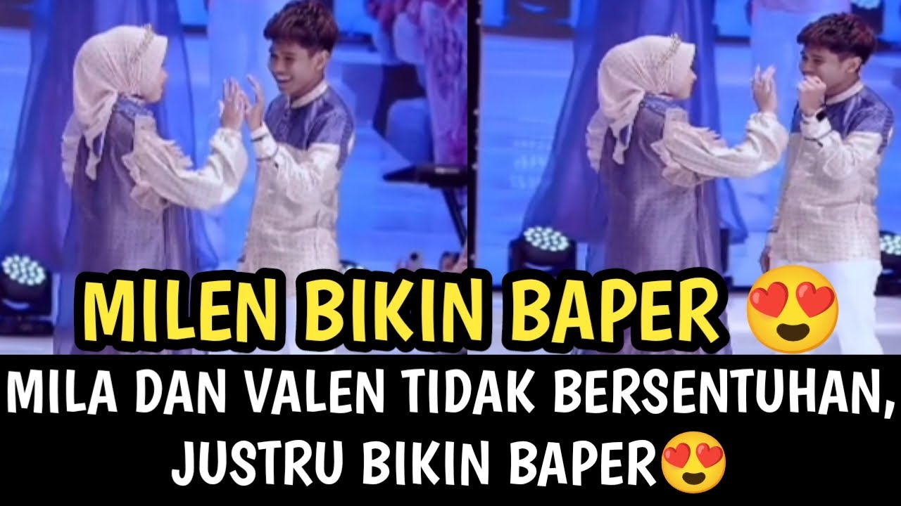 Maasyaa Allah Mila dan Valen Tidak Bersentuhan,Justru Bikin Baper 😍