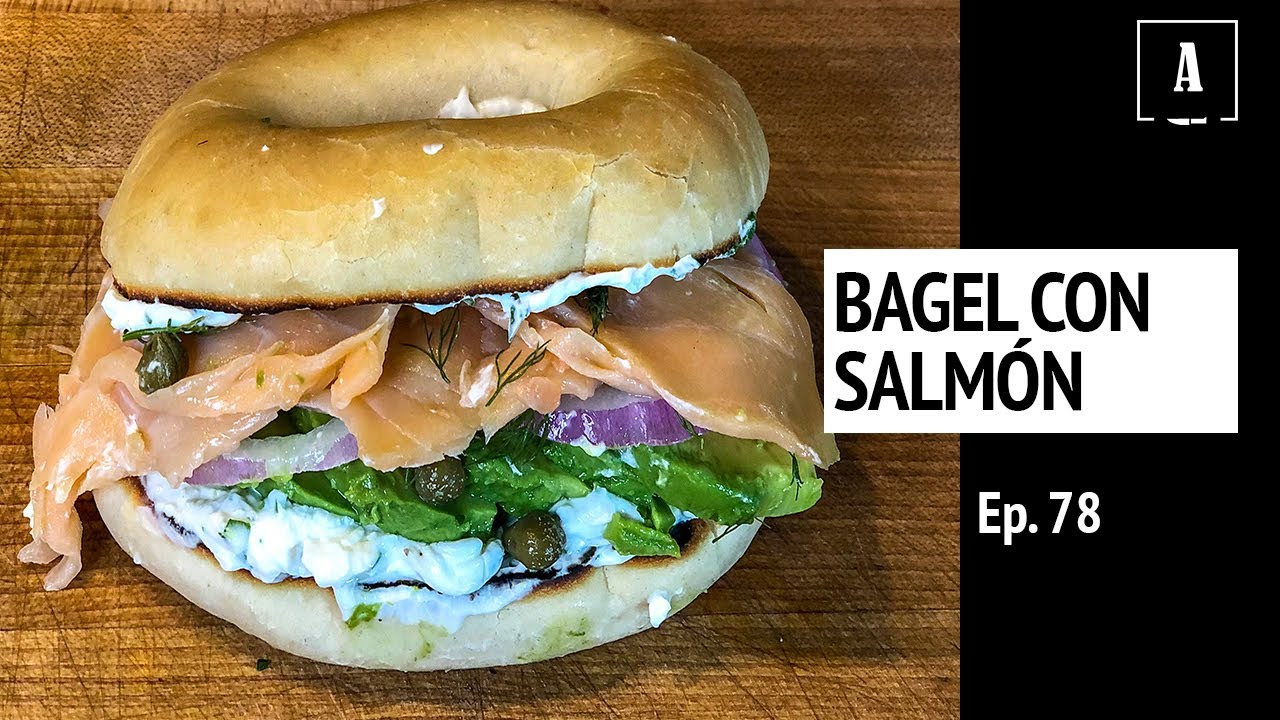 Bagel Con Salmón listo en 5 Minutos | Desayuno Delicioso y Facil | Ep. 78 - Antojitos de Arnie
