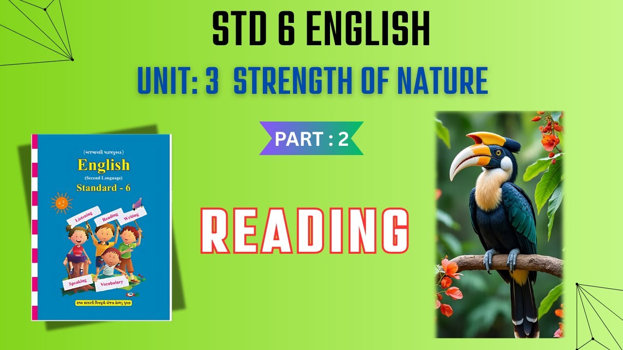 STD 6 English | Unit 3 Strength of Nature | Reading | A Hornbill's Home | Story | Part 2