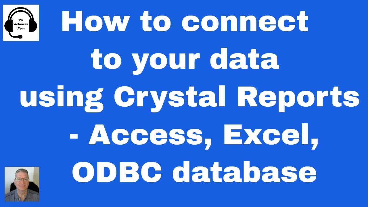Как подключиться к вашим данным с помощью SAP Crystal Reports &mdash; Access, Excel, база данных ODBC