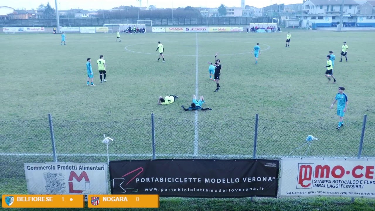 diretta BELFIORESE vs NOGARA CALCIO U19 Reg. Gir.D 1T.