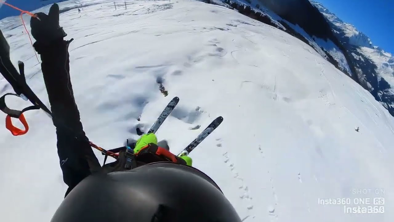 Speedriding Obersaxen, Switzerland - January 2024