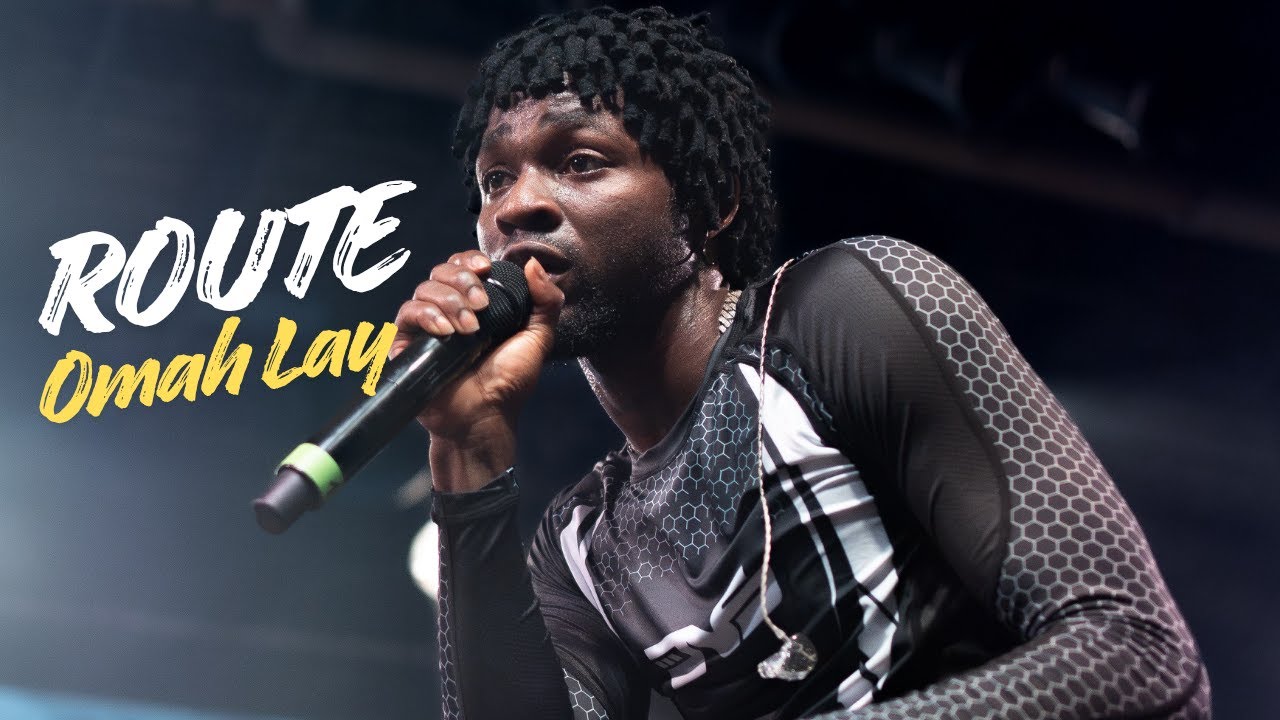Omah Lay - Route (Lyrics Video)