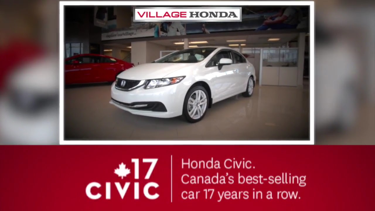 Honda Civic CRV - Village Honda Calgary Dealership Special Promotion