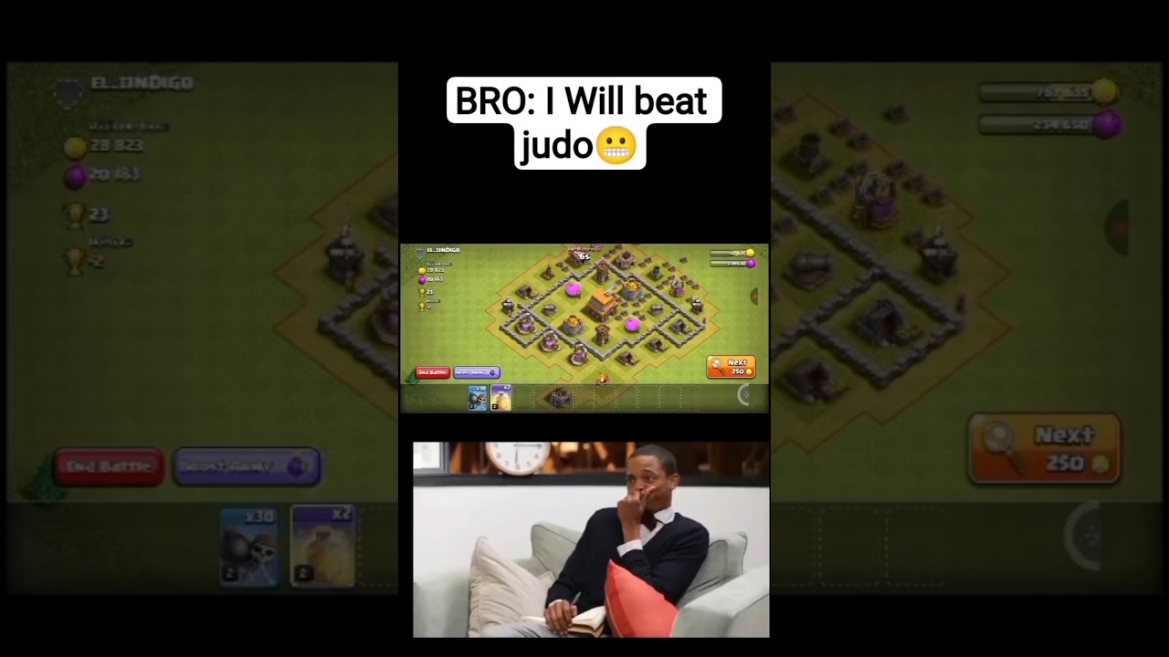 Clash of clans funny attack / #clashofclans #coc #shortsfeed #shorts #viral #viralvideo