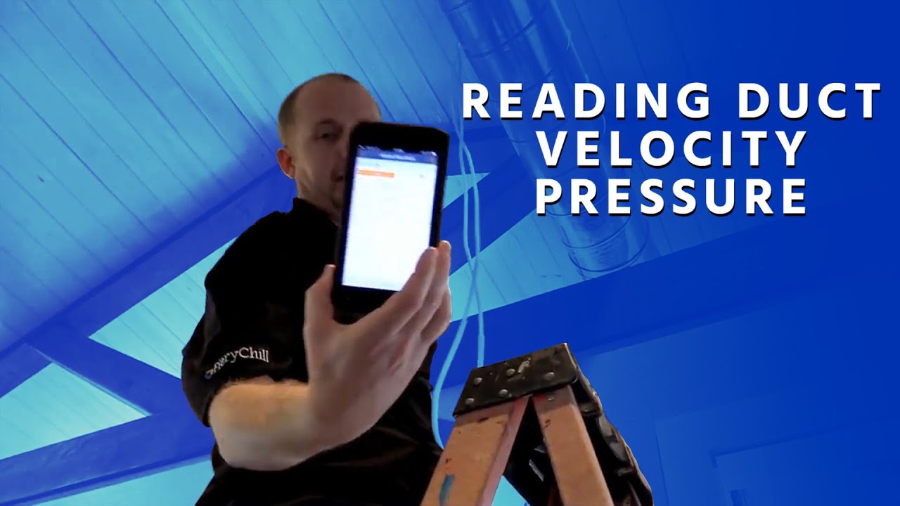 Reading Duct Velocity Pressure, CFM and Static with a Testo 510i and a Pitot Tube
