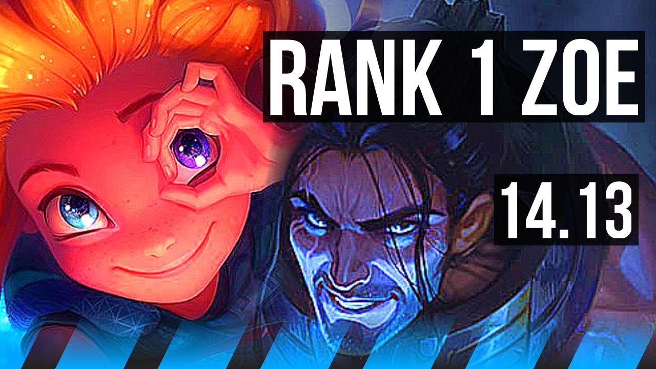 ZOE vs SYLAS (MID) | Rank 1 Zoe, 6/2/6, Rank 16 | VN Challenger | 14.13
