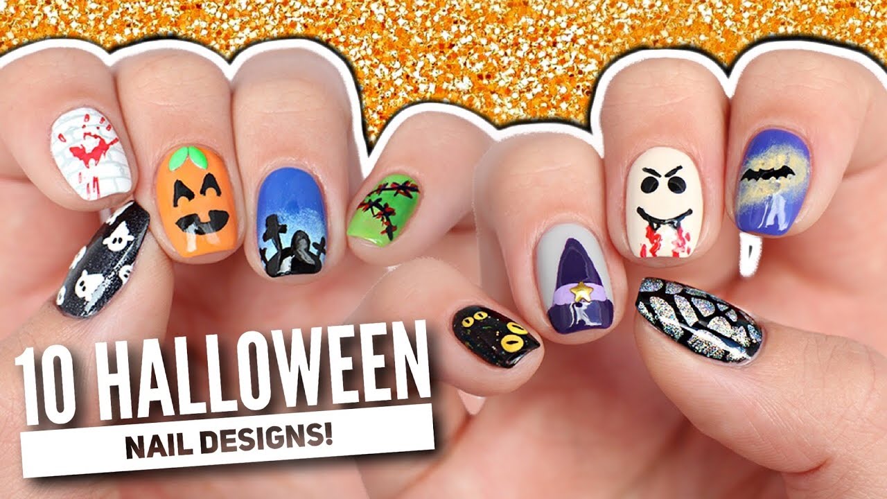 10 Halloween Nail Art Designs: The Ultimate Guide 2017!