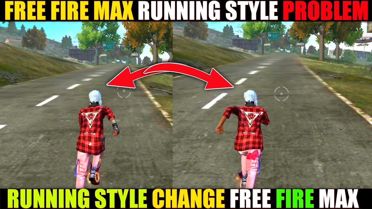 Free fire Max Running Style Problem | FF Max Running Style Settings
