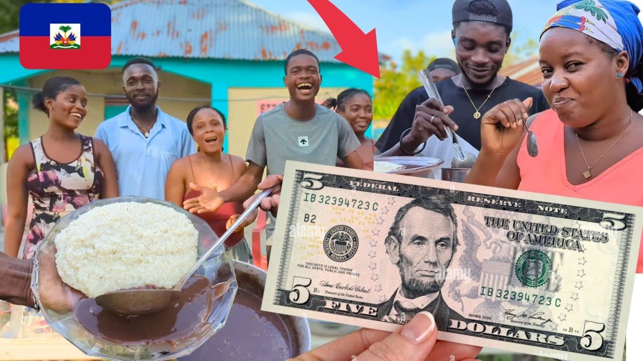 Lavi Ayiti | Èske 5 dollars américain ka prepare Yon pitimi sòs pwa ak Ji pou 7 Moun? | Haitianfood