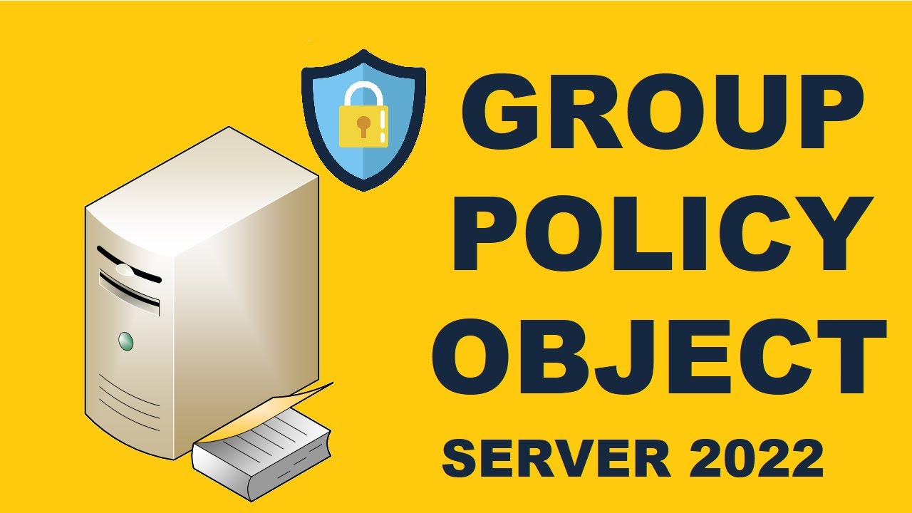 Как создать свой первый объект групповой политики в домене Active Directory Windows 2022