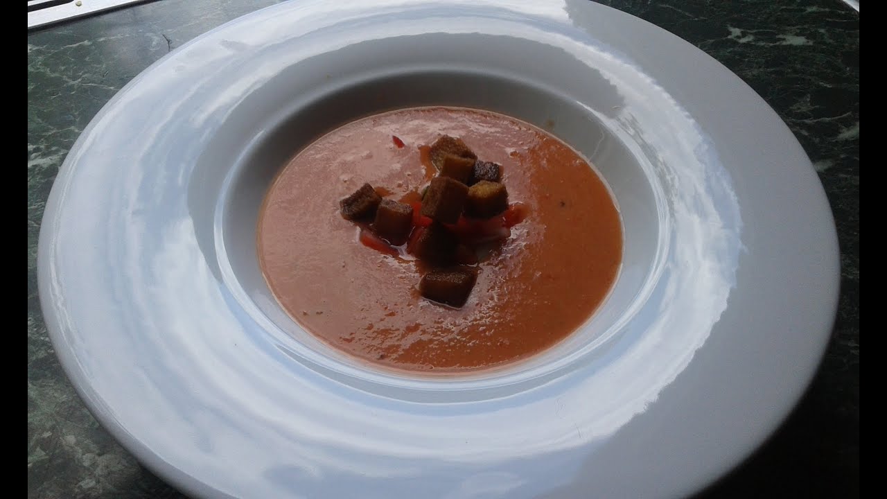Andalúz gazpacho, avagy andalúz hideg zöldségleves - SPANYOL FALATOK ANGELLEL