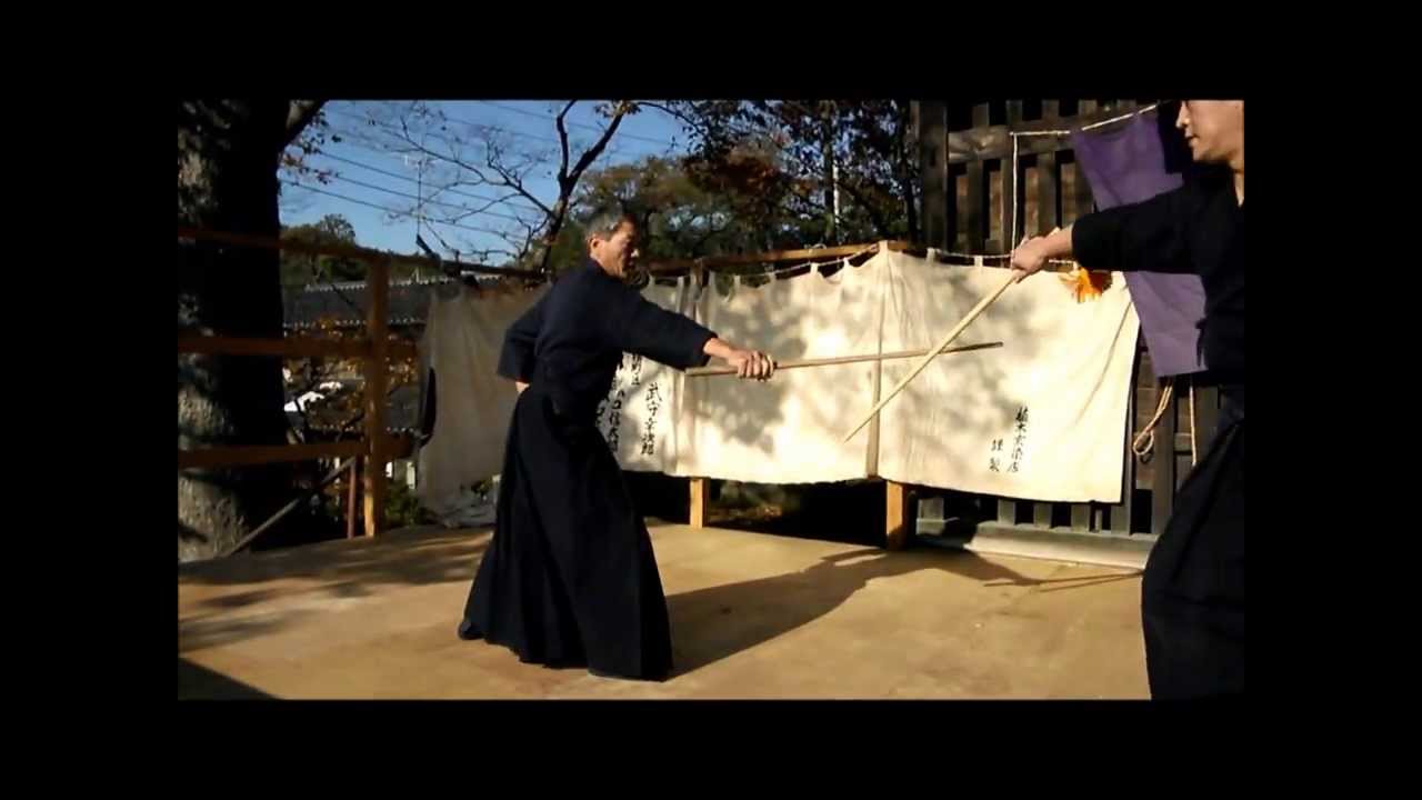 真壁杖道会奉納演武　2013 11 23 「内田流短杖術」