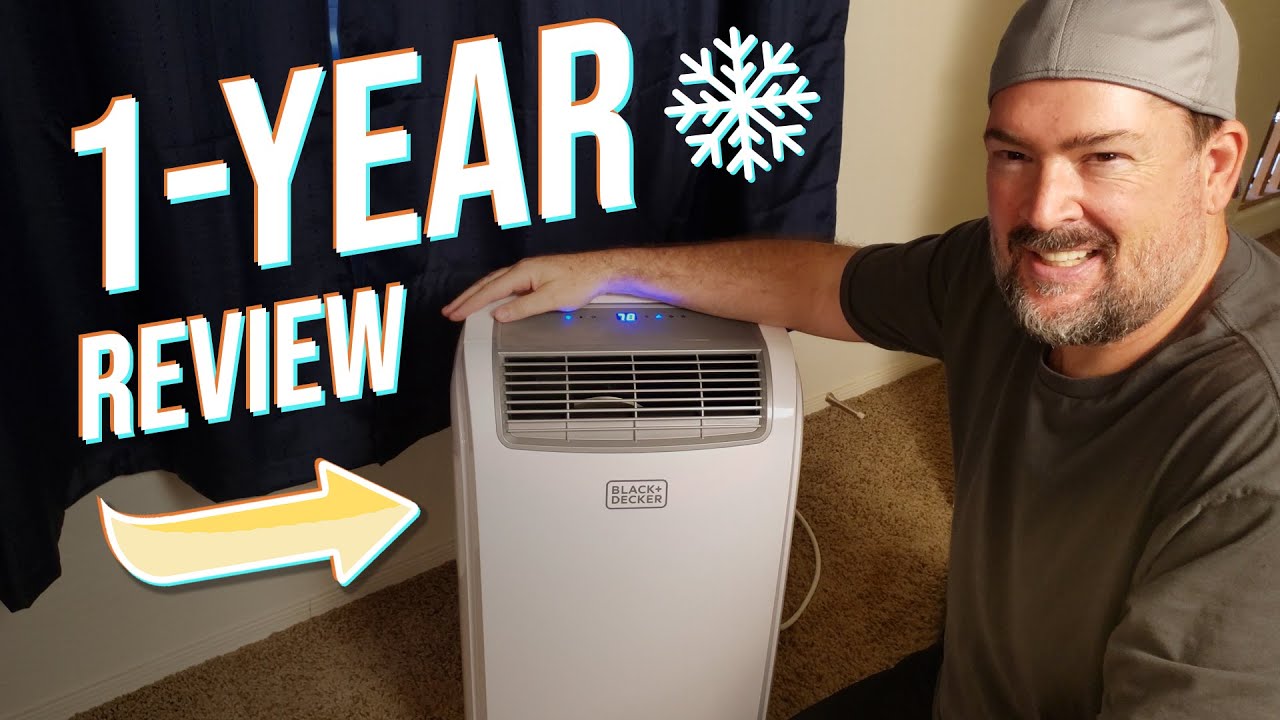 Портативный кондиционер BLACK+DECKER BPACT08WT, 8000 БТЕ, белый ❄ Отзыв за год