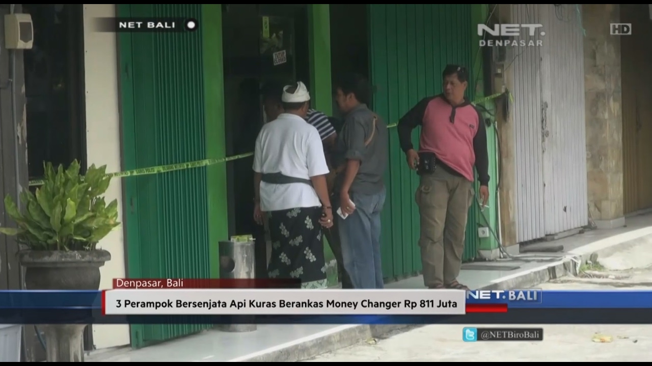 NET. BALI - PERAMPOKAN MONEY CHANGER