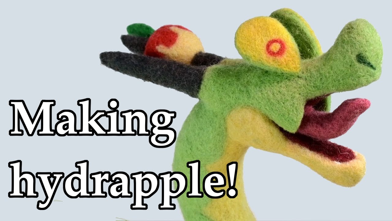 Needle felting hydrapple!