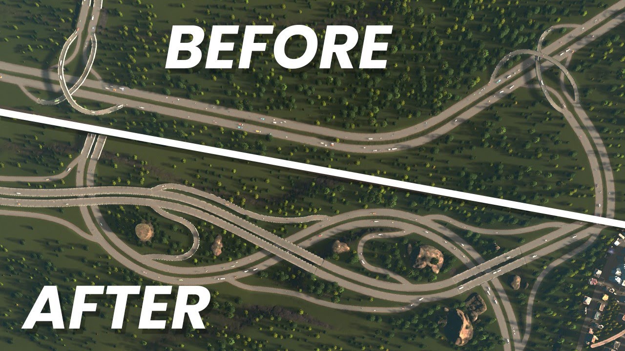 Replacing a Generic Highway Interchange in Cities: Skylines