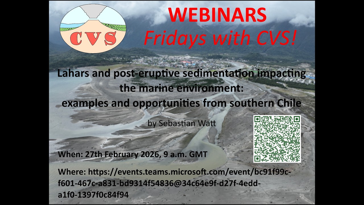 Fridays with CVS - Lahars and post eruptive sedimentation impacting the marine environment examples