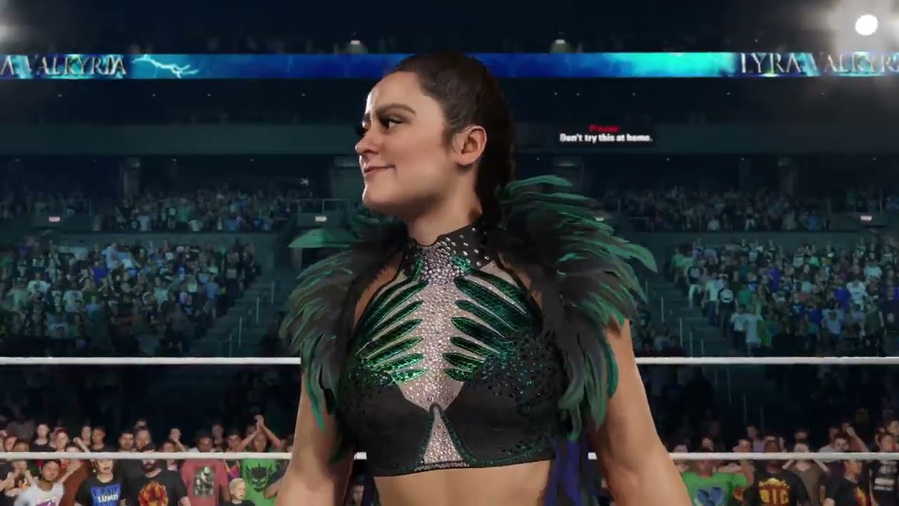 WWE 2K25  -  Ivy Nile vs. Lyra Valkyria vs. Rhea Ripley