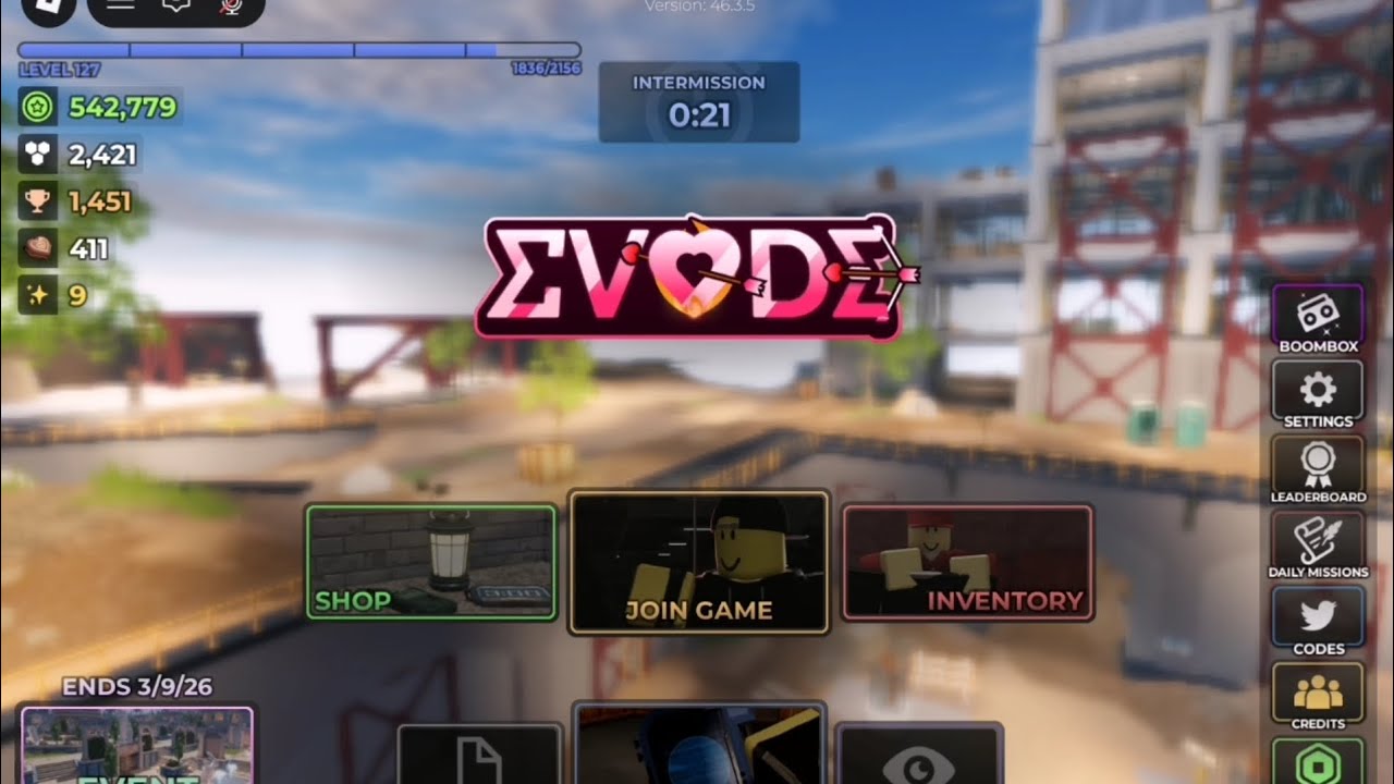 I'm become Defect Rebel Play Evade New Update (Valentine Special) Map in (Construction site)