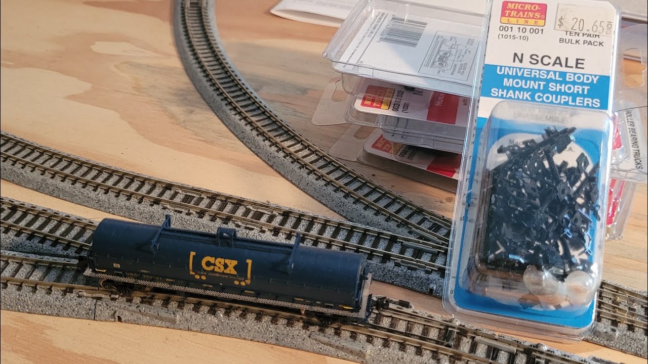 Converting ScaleTrains N Scale Couplers to Micro-Trains
