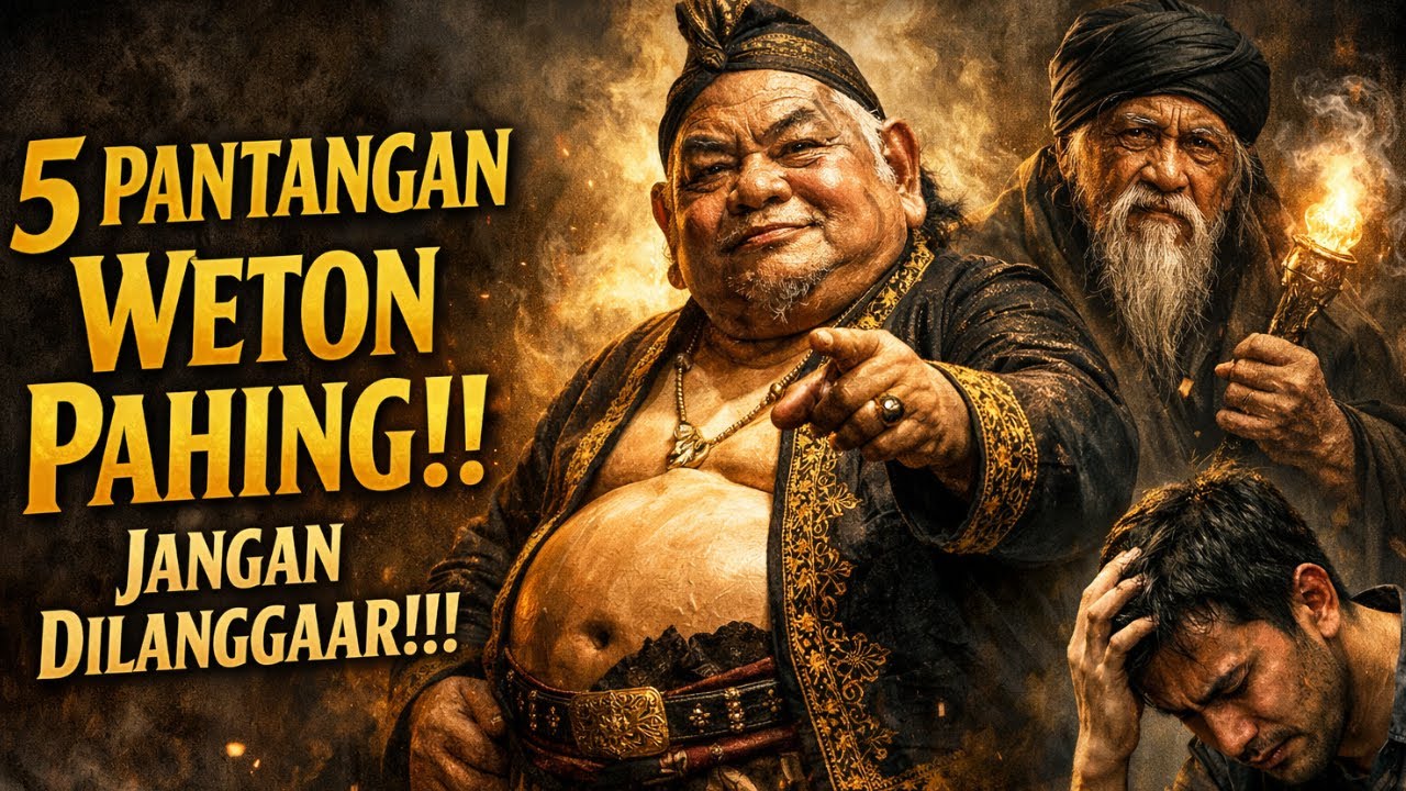 WEJANGAN BUAT WETON PAHING !!! 5 PANTANGAN INI BIKIN MASA DEPAN HANCUR